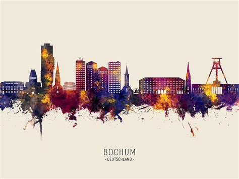skyline bochum zum ausdrucken.